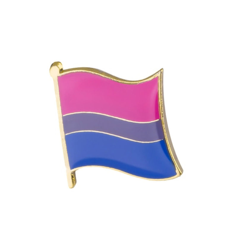 Bisexual Waving Flag Pin Badge The Pride Shop